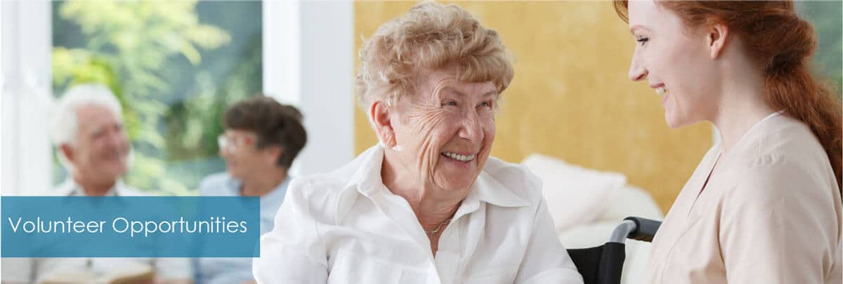 Hospice Volunteer with Elderly Woman